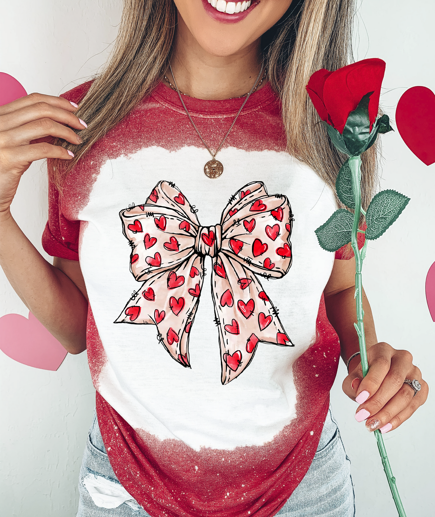 Coquette Bow- Full Color DTF Transfer