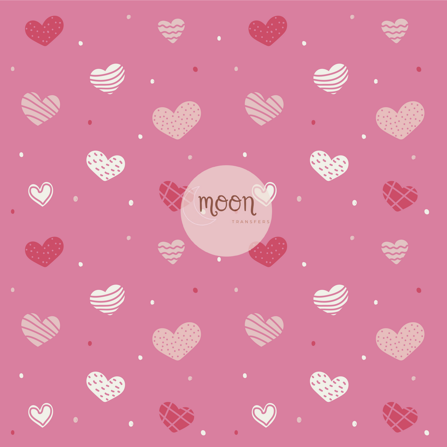 029 Valentine Hearts | Vinyl Sheet | 12x12 Vinyl Sheet | Patterned Vinyl