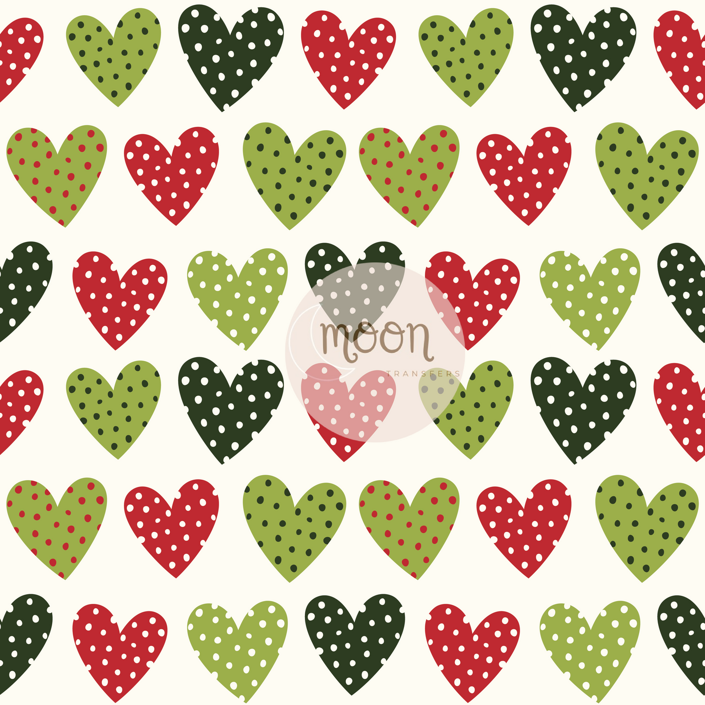 032 Green & Red| Vinyl Sheet | 12x12 Vinyl Sheet | Patterned Vinyl