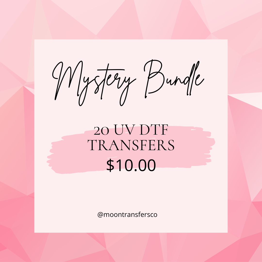 MISTERY BUNDLE PACK UV DTF TRANSFERS