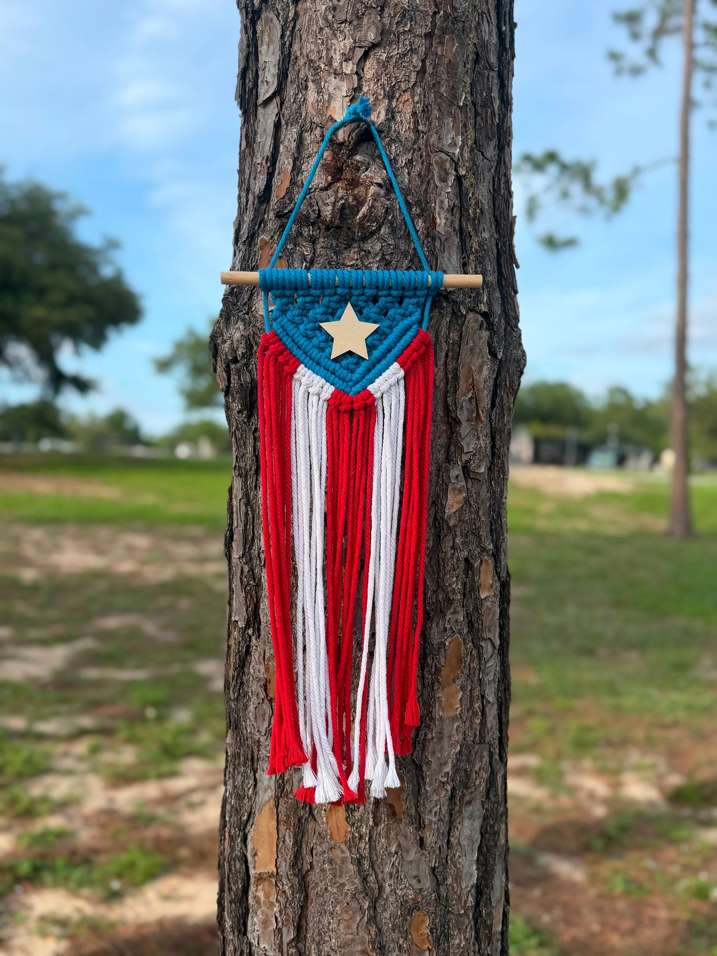Bandera PR -Macrame