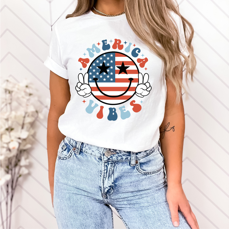America Vibes - Full Color DTF Transfer