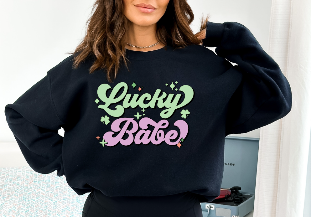 Lucky Babe St. Patrick's - Full Color DTF Transfer