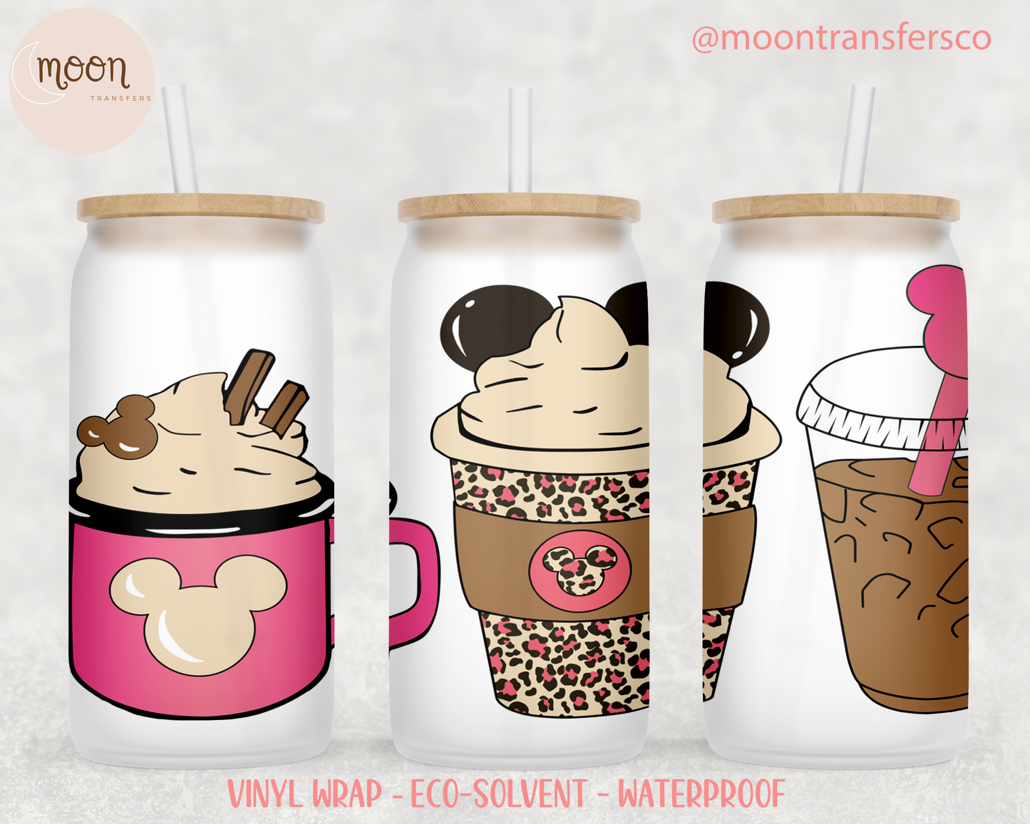 036| Glass Tumbler Wrap | Valentine | Vinyl Decal | Glass Can Wraps