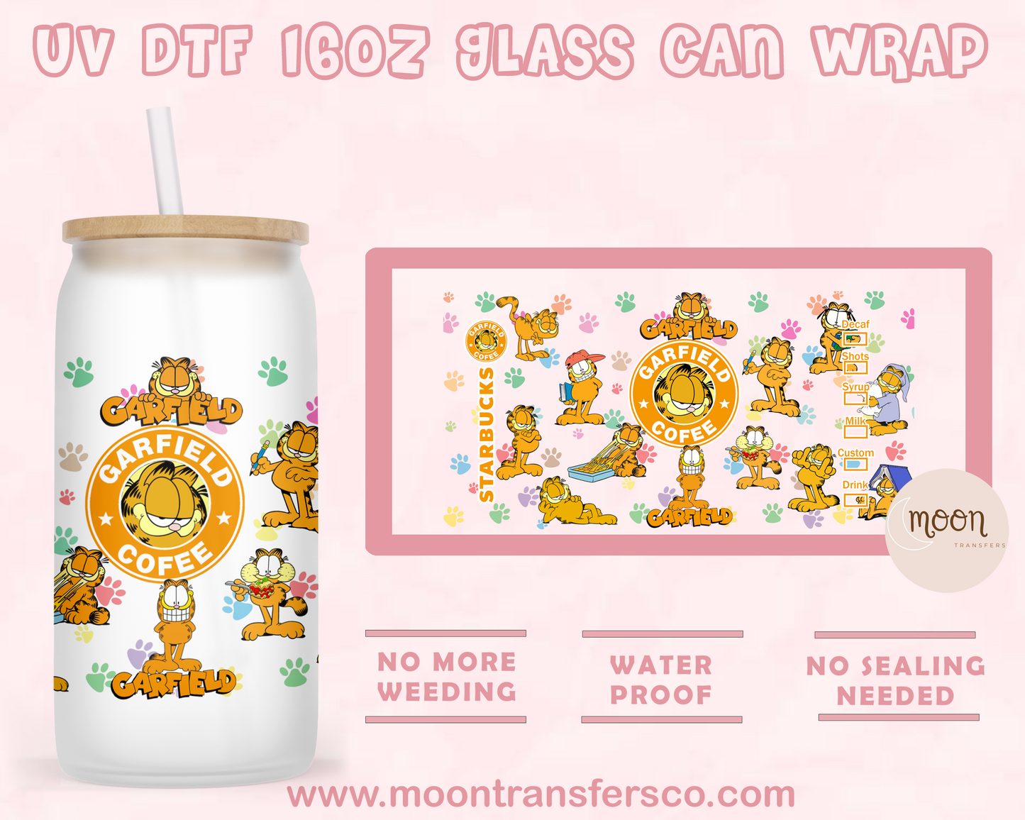 04- UV DTF 16oz Glass Can