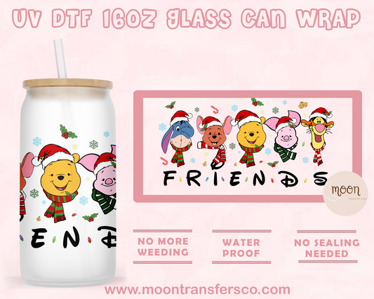 150- UV DTF 16oz Glass Can