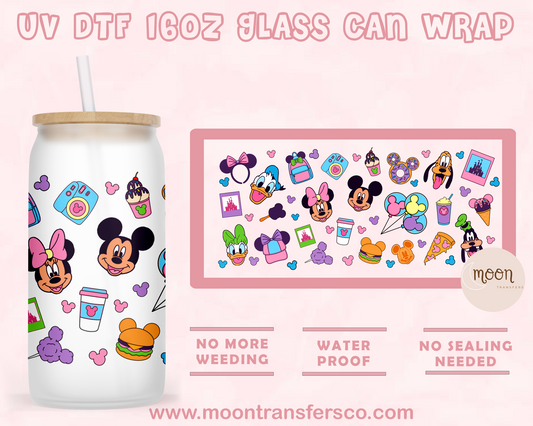 31- UV DTF 16oz Glass Can