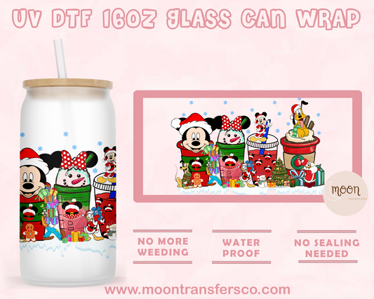 152- UV DTF 16oz Glass Can