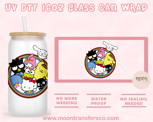 34- UV DTF 16oz Glass Can | Decal