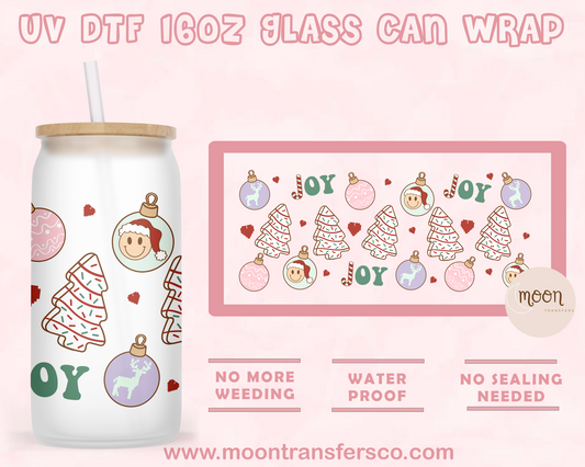 154- UV DTF 16oz Glass Can