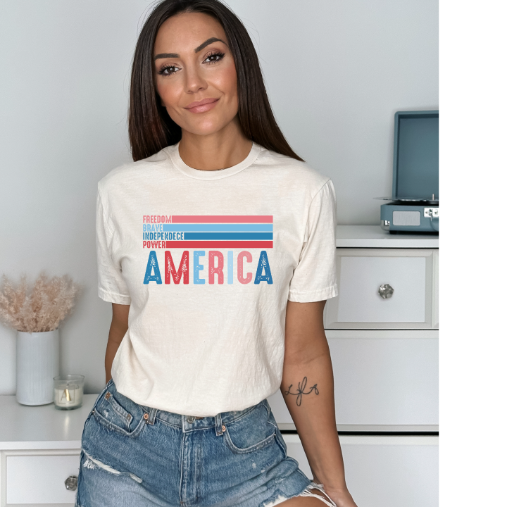 America- Full Color DTF Transfer