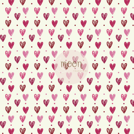 030 Valentine Love | Vinyl Sheet | 12x12 Vinyl Sheet | Patterned Vinyl