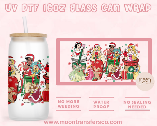 184- UV DTF 16oz Glass Can