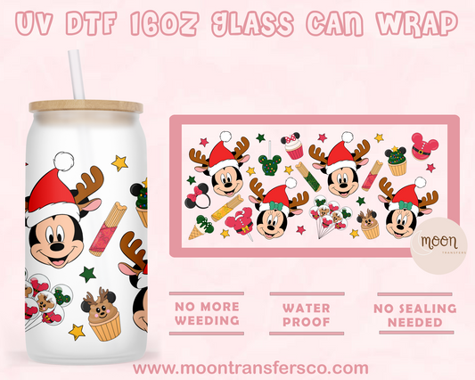 188- UV DTF 16oz Glass Can
