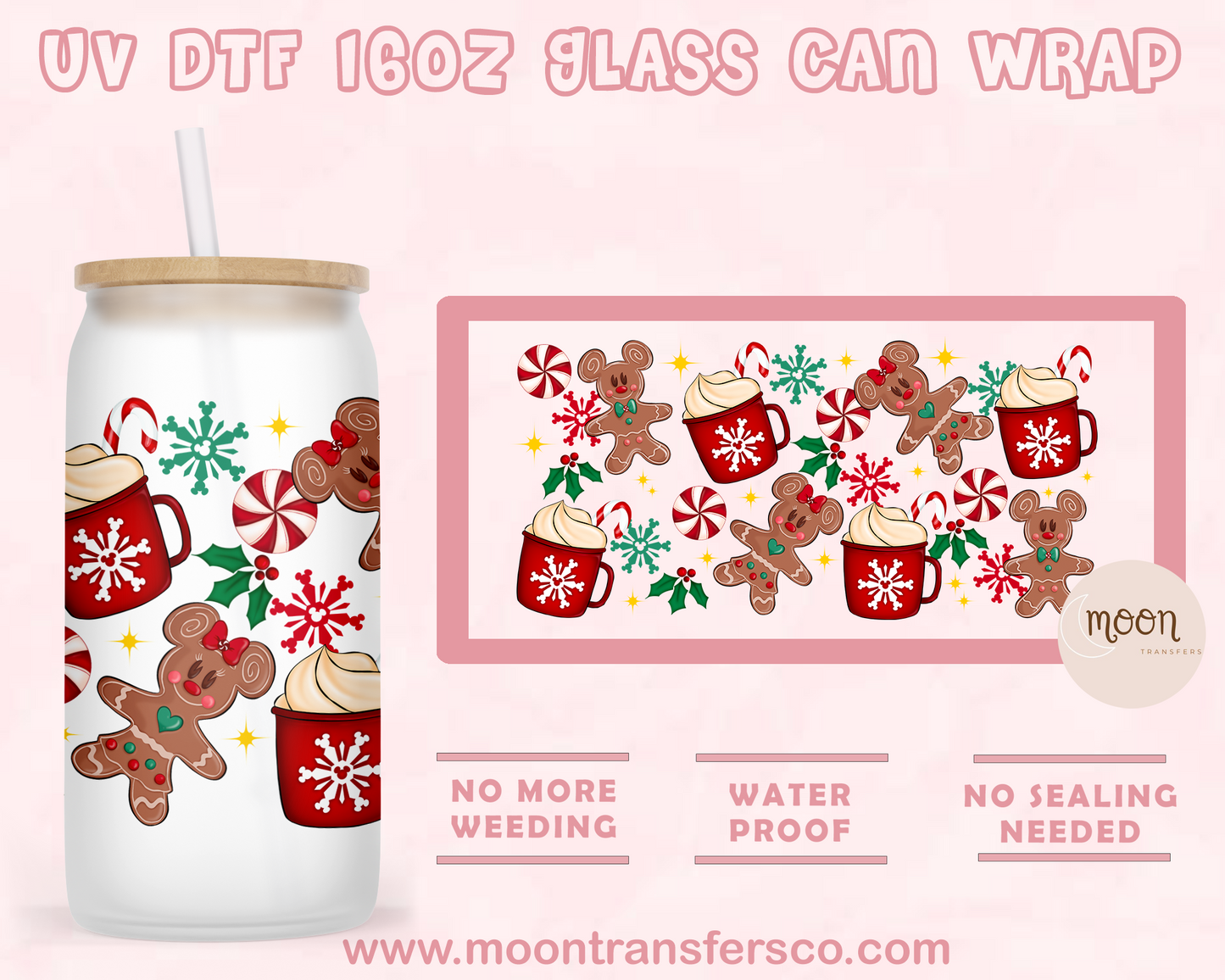 193- UV DTF 16oz Glass Can