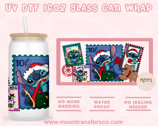 195- UV DTF 16oz Glass Can