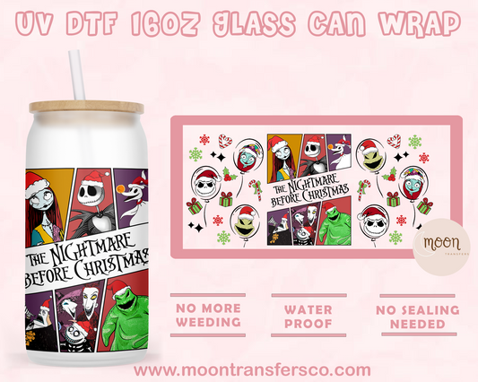 199- UV DTF 16oz Glass Can