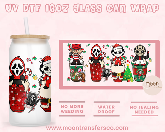 209- UV DTF 16oz Glass Can