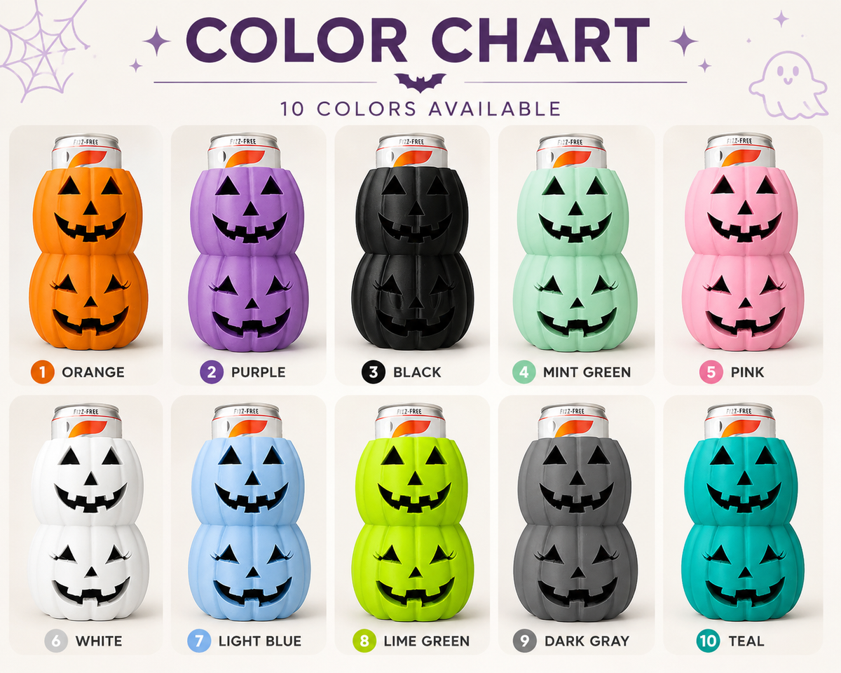 Pumpkin Can Holder -Slim Can 12 oz
