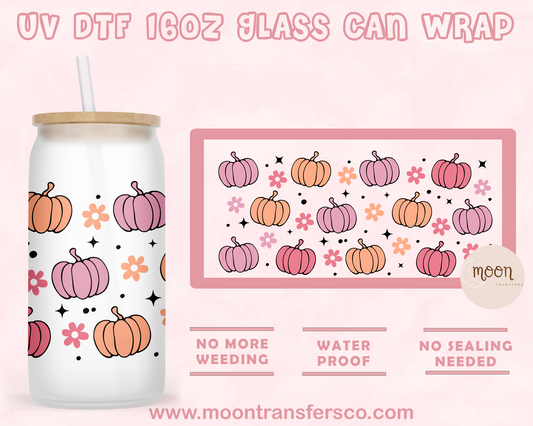 106- UV DTF 16oz Glass Can