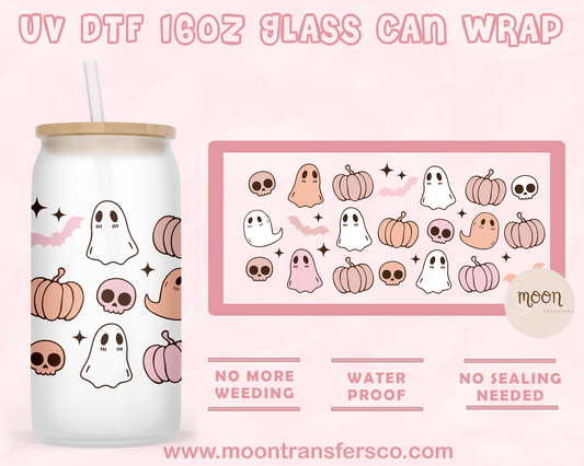 107- UV DTF 16oz Glass Can