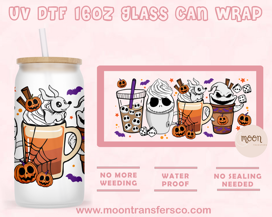 108- UV DTF 16oz Glass Can