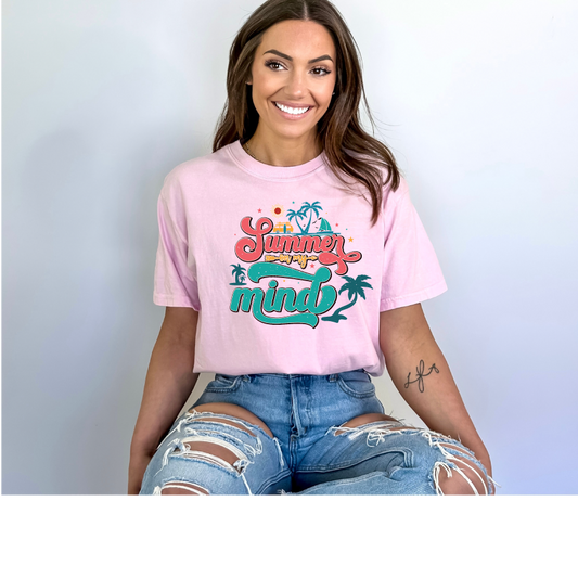Summer on my Mind- Full Color DTF Transfer