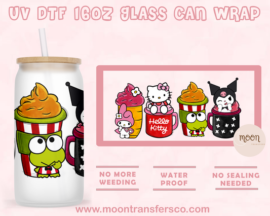 115- UV DTF 16oz Glass Can