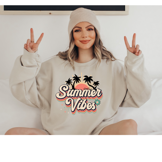 Summer Vibes Mode- Full Color DTF Transfer
