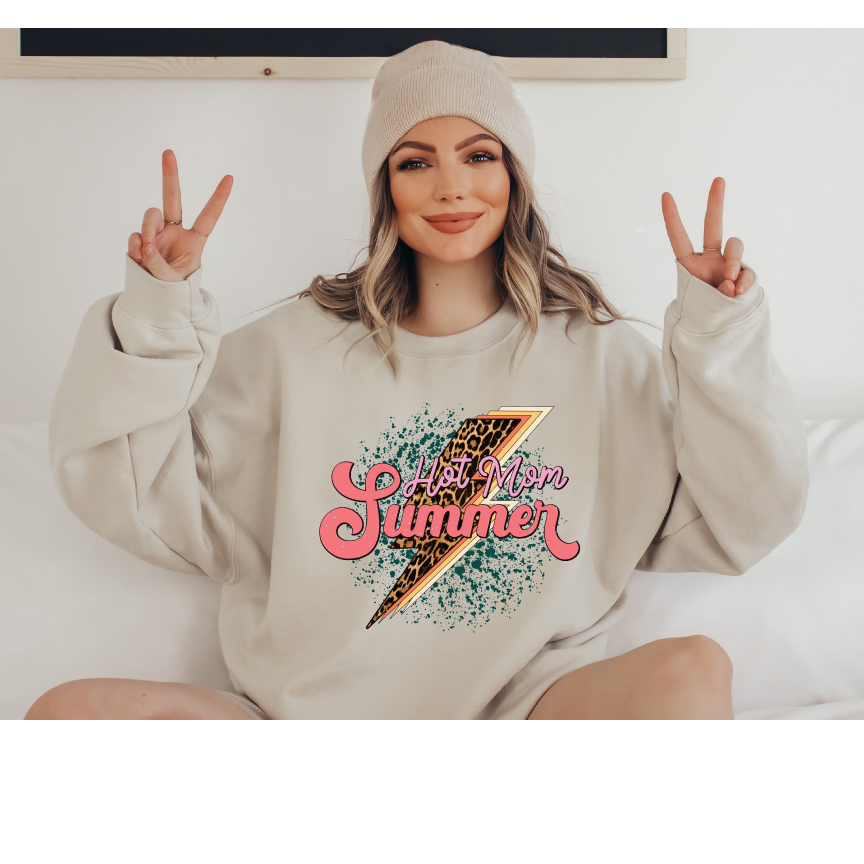 Hot Mom Summer- Full Color DTF Transfer