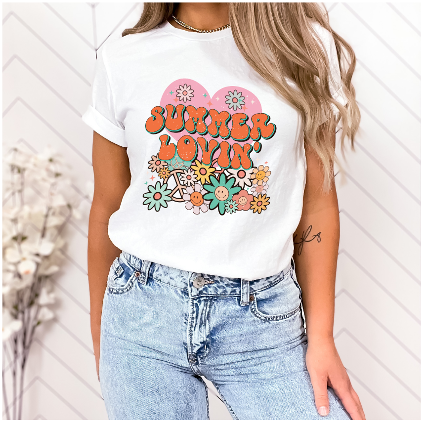 Summer Lovin- Full Color DTF Transfer