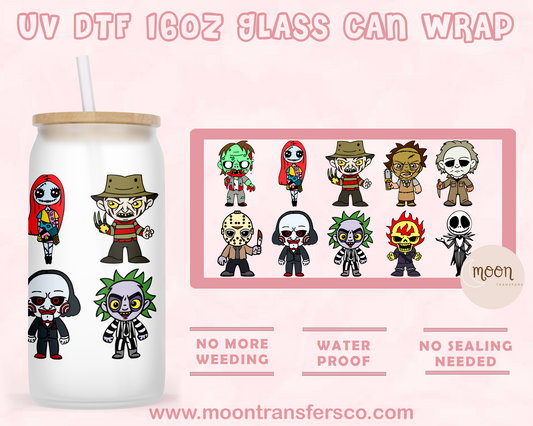 60 - UV DTF 16oz Glass Can
