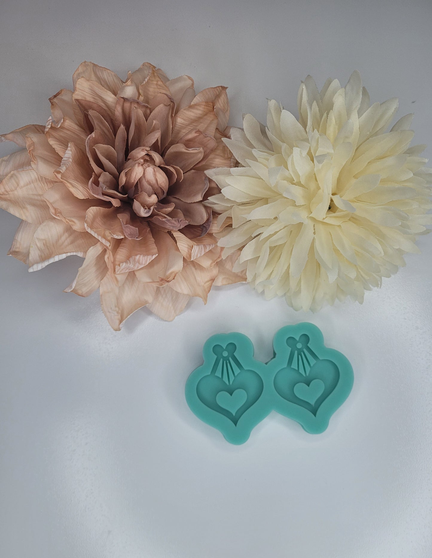Heart Earring Mold- Silicone Mold
