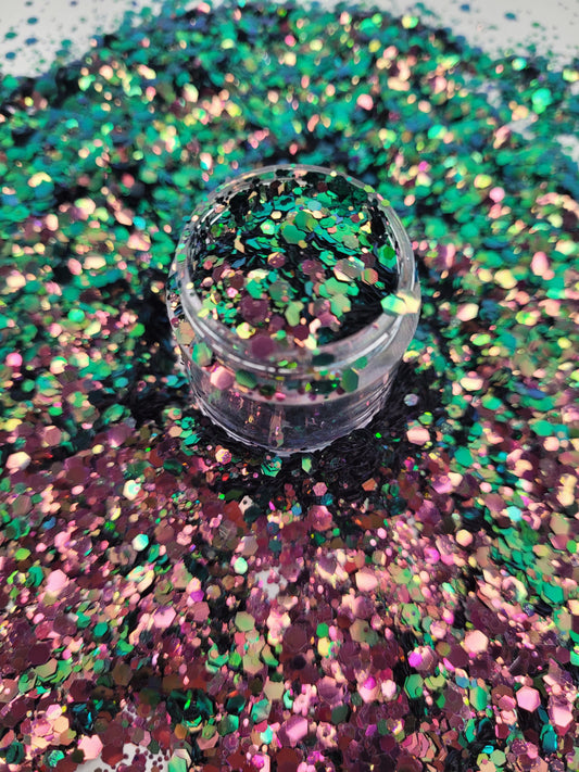 Green Mermaid Glitter