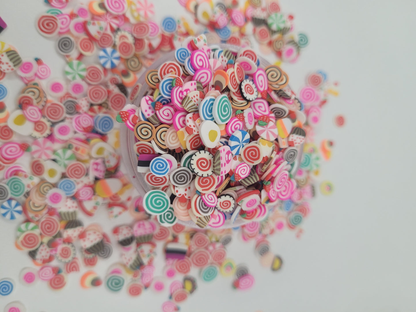 Candy Land Slices Polymer Clay