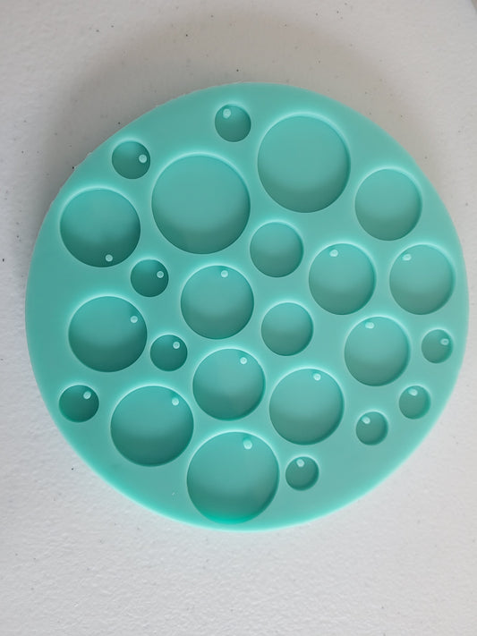 Circle Earring Mold- Silicone Mold