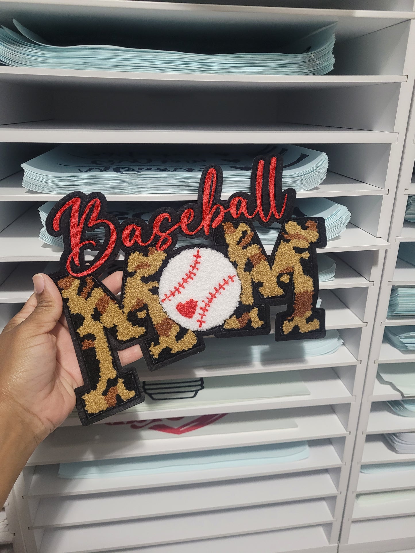 Baseball Mom- Patch