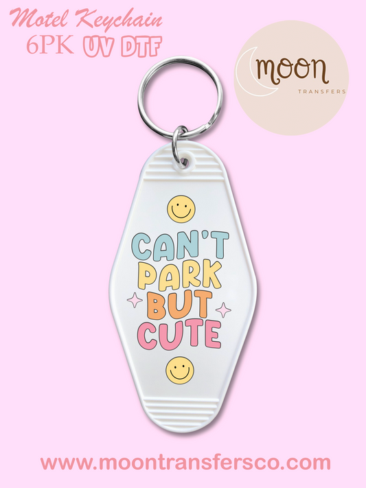 Can't Park - Motel Keychain UV