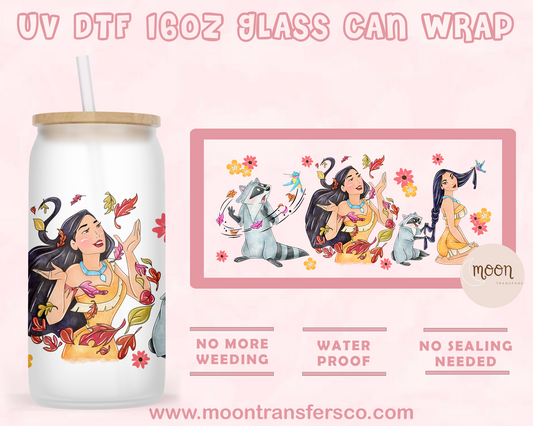 127-UV DTF 16oz Glass Can