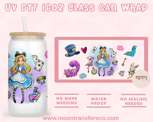 135-UV DTF 16oz Glass Can