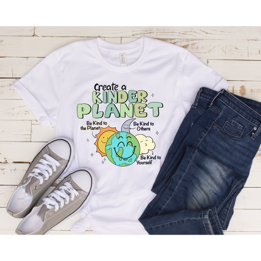 Create a Kinder Planet- Full Color DTF Transfer