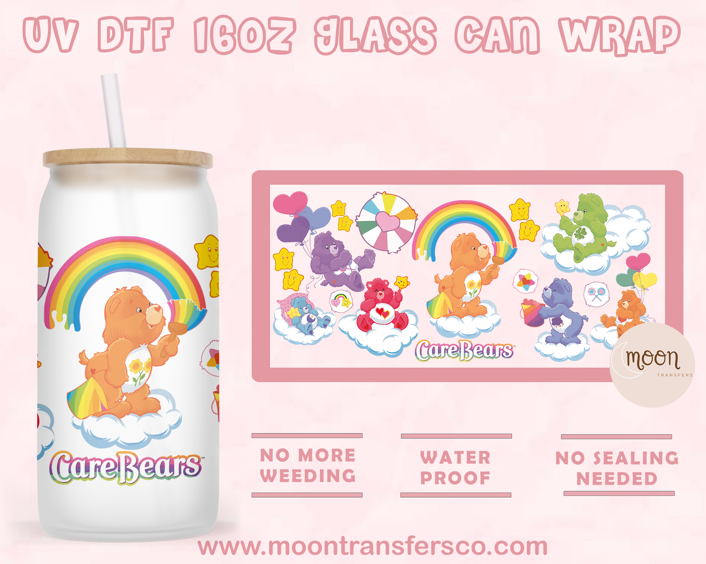 149-UV DTF 16oz Glass Can