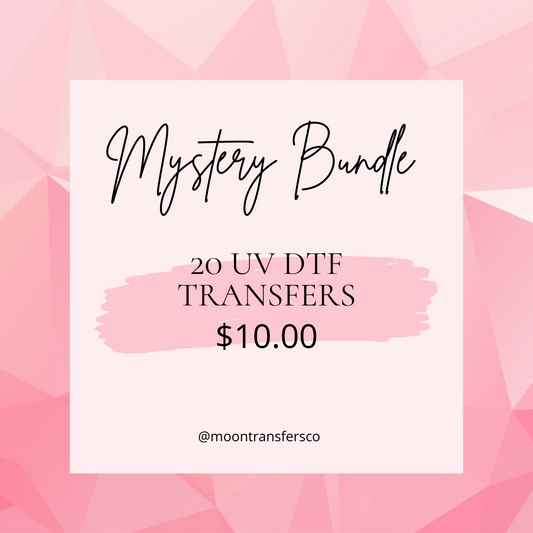 MISTERY BUNDLE PACK UV DTF TRANSFERS