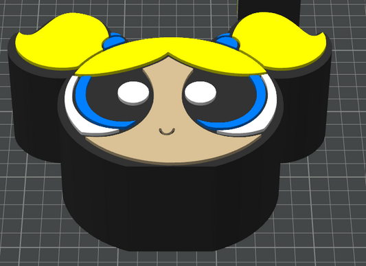 Pen Holder Power Girl - STL File