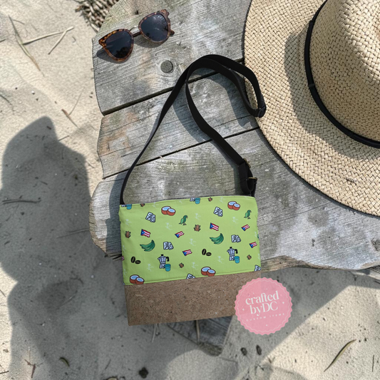 Cartera con Diseño de Puerto Rico 🇵🇷 | Bolso Práctico y Elegante