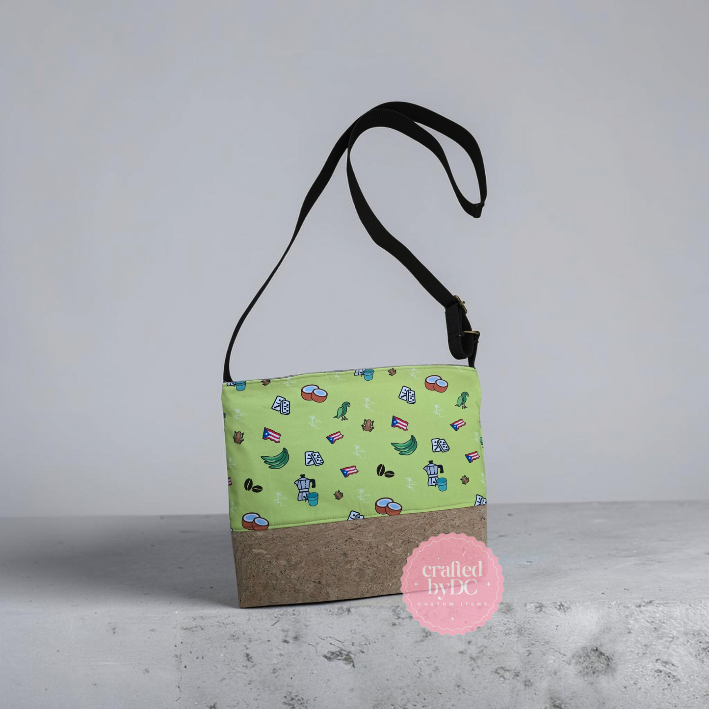 Cartera con Diseño de Puerto Rico 🇵🇷 | Bolso Práctico y Elegante
