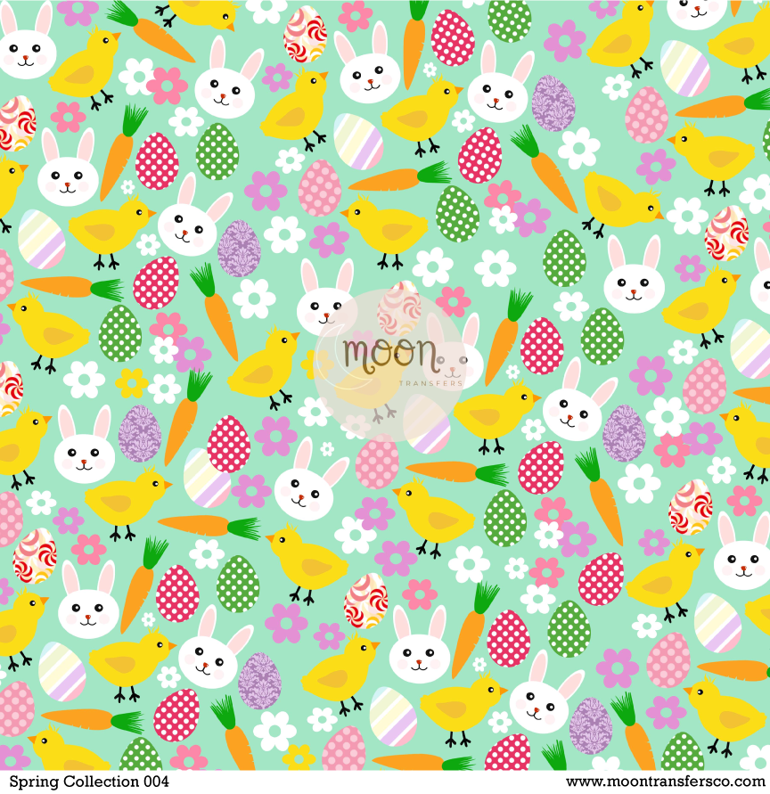 Spring Collection 004| Vinyl Sheet | 12x12 Vinyl Sheet | Patterned Vinyl