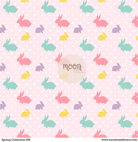 Spring Collection 006| Vinyl Sheet | 12x12 Vinyl Sheet | Patterned Vinyl