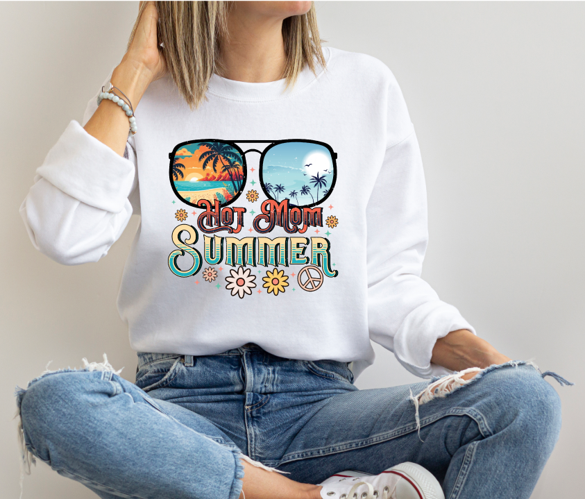 Hot Mom Summer - Full Color DTF Transfer