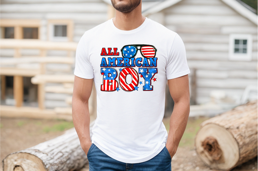 All American Boy- Full Color DTF Transfer